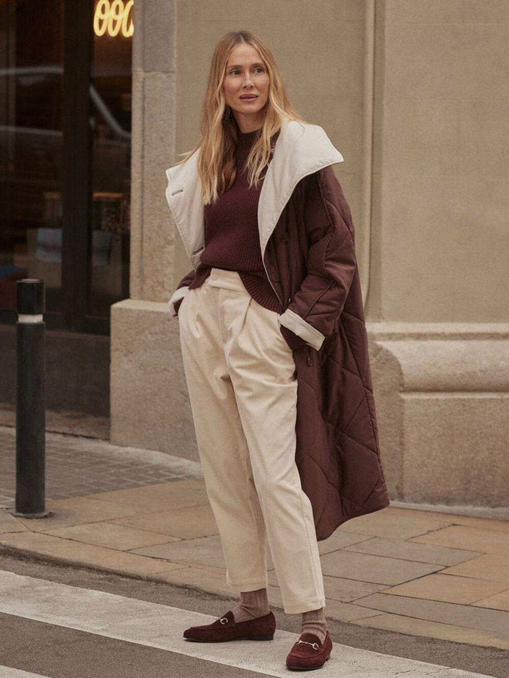 Varley Annalise Reversible Wrap Coat
